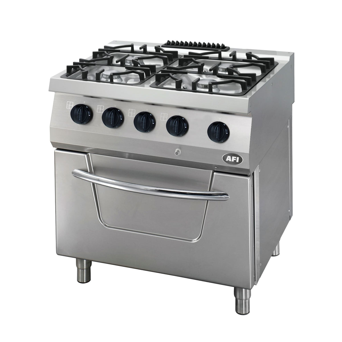 Fourneaux gaz sur four gn 2/1 gaz ou électriques AFI — F4G7FG80LS