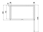 Armoires de congélation embouties AFI — OZ1400N — 1400 L – vue 2