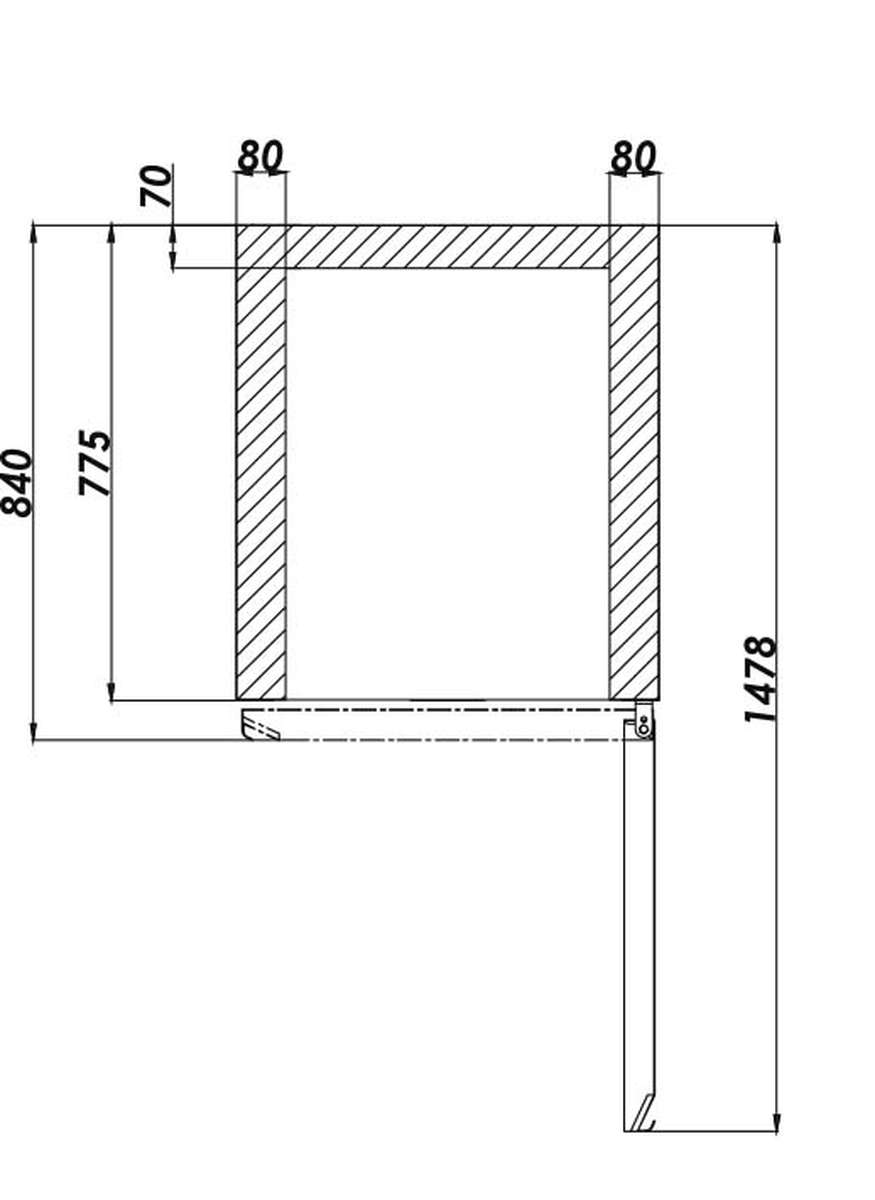 Armoires réfrigérées embouties AFI — OZ700P — 700 L – vue 2