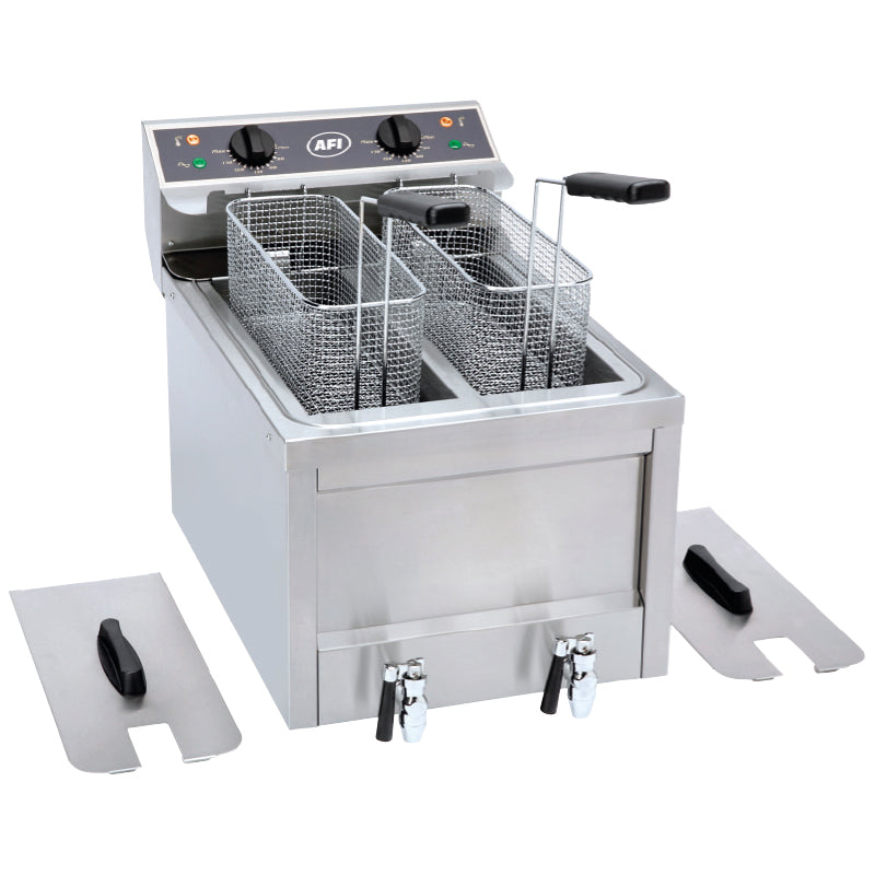 Friteuses électriques Roller-Grill — RG-FR2X8TRI
