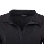 T-Shirt col V femme Uniform Works noir XL — B038-XL