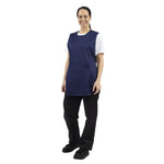 Tablier chasuble avec poche Whites bleu marine — B044