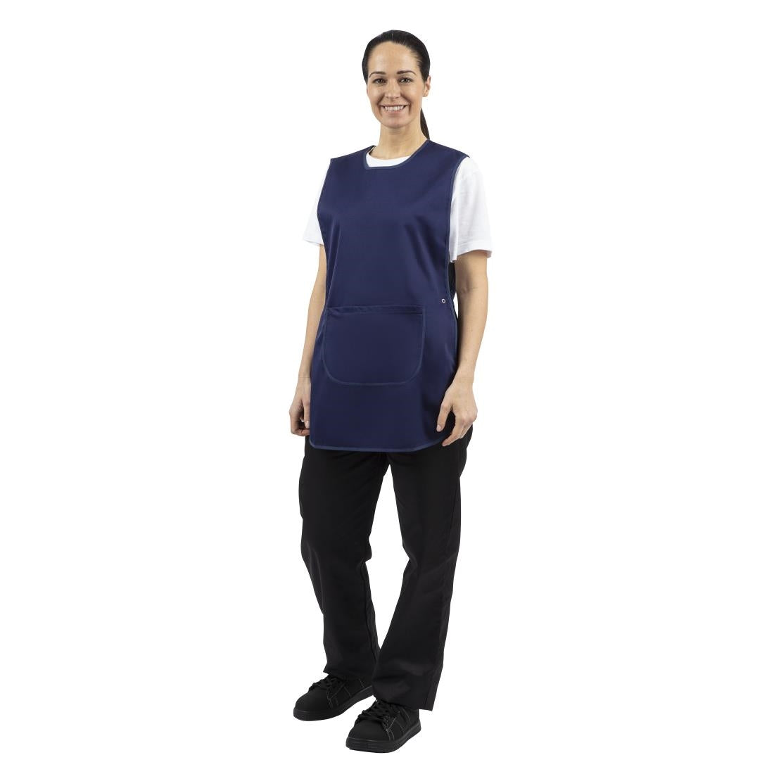 Tablier chasuble avec poche Whites bleu marine — B044