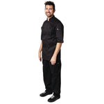 Veste de cuisine mixte Cool Vent Chef Works Montreal noire M — B054-M