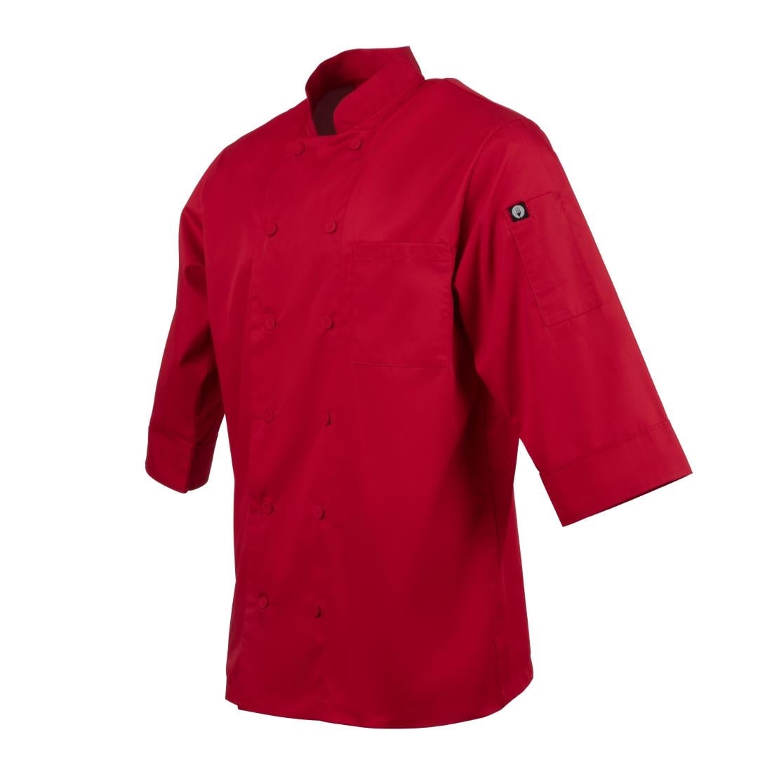 Veste de cuisine mixte Chef Works rouge XL — B106-XL