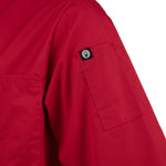 Veste de cuisine mixte Chef Works rouge L — B106-L