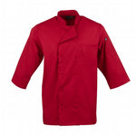Veste de cuisine mixte Chef Works rouge L — B106-L