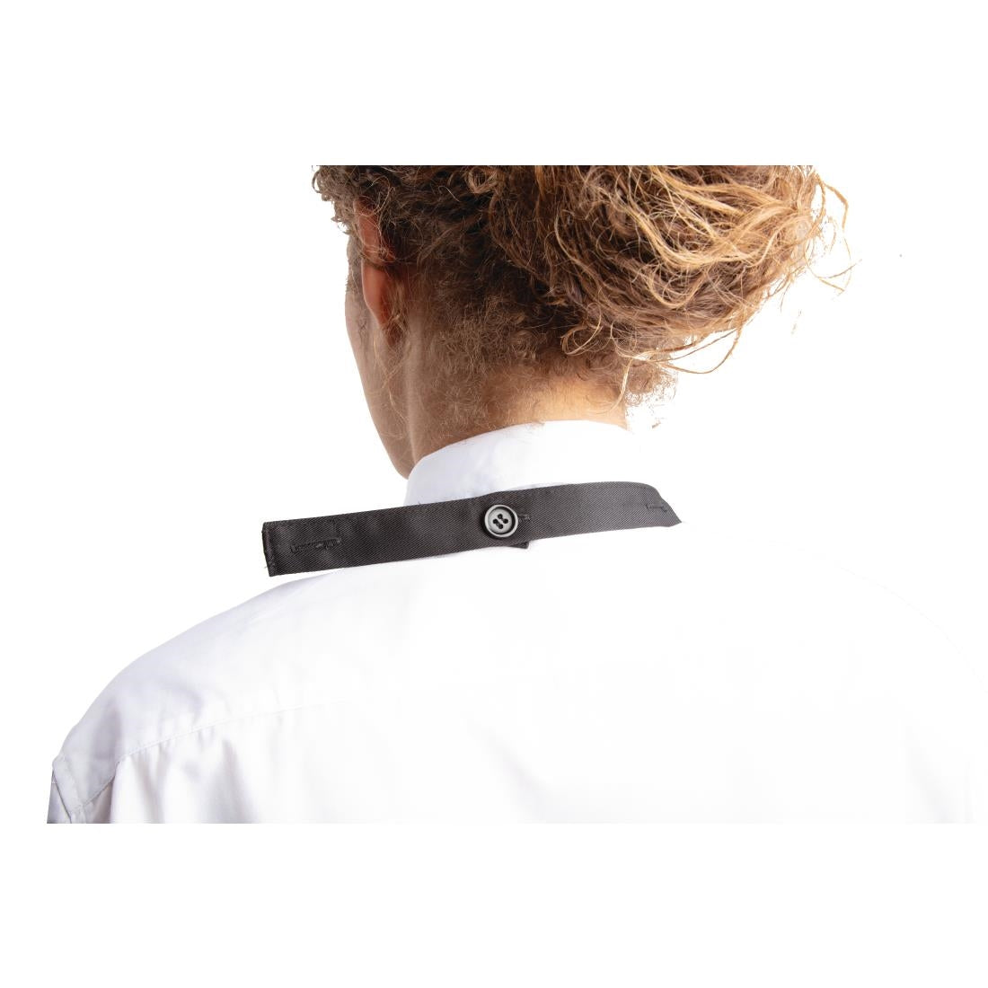 Tablier serveur col en V Whites noir — B128