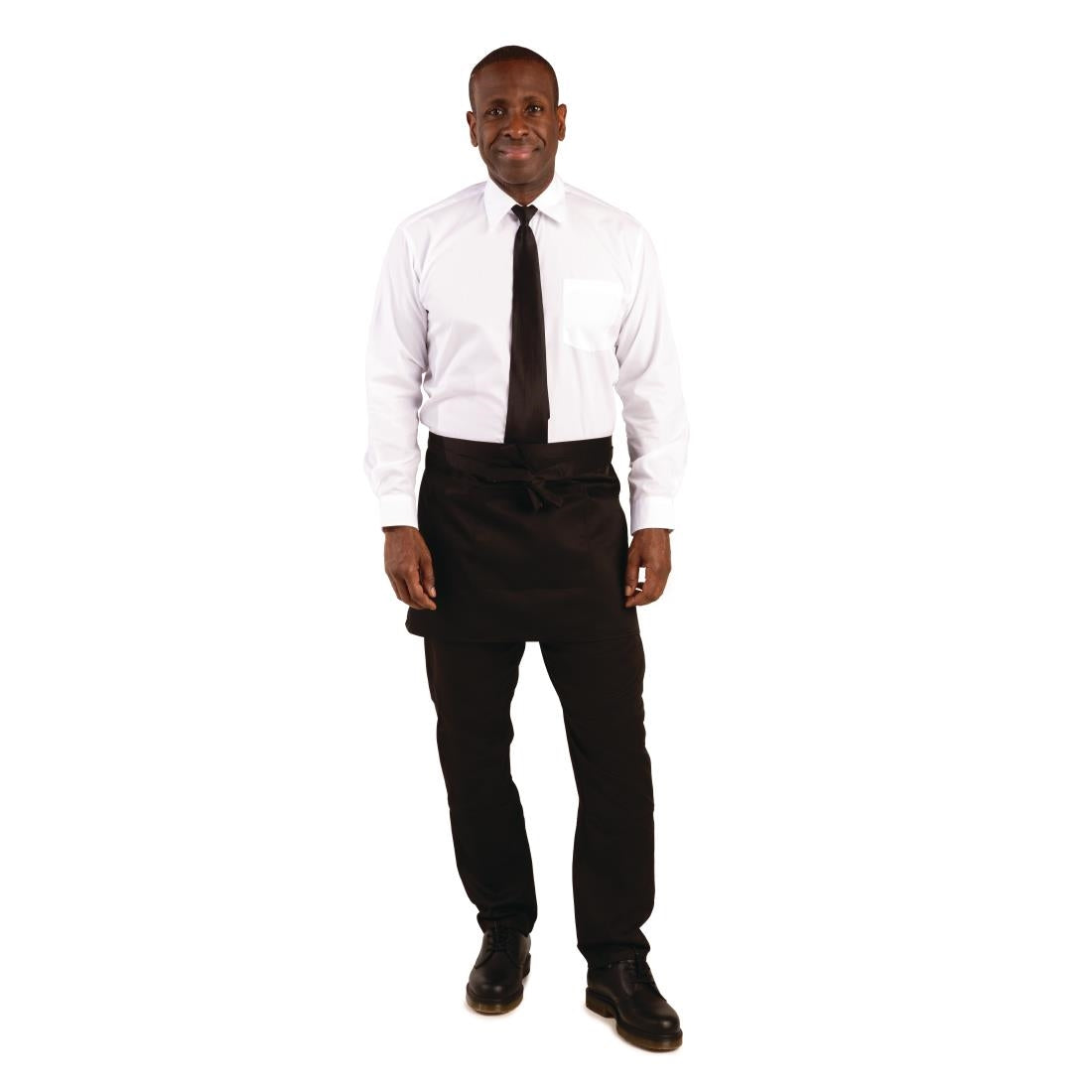 Tablier serveur court Whites noir — B131