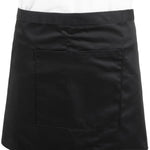 Tablier serveur court Whites noir — B131