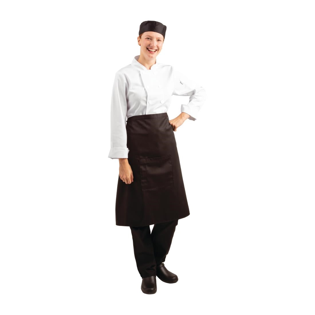 Tablier serveur standard Whites noir — B133