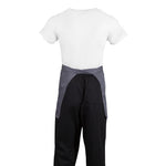 Tablier serveur court Whites gris anthracite — B157