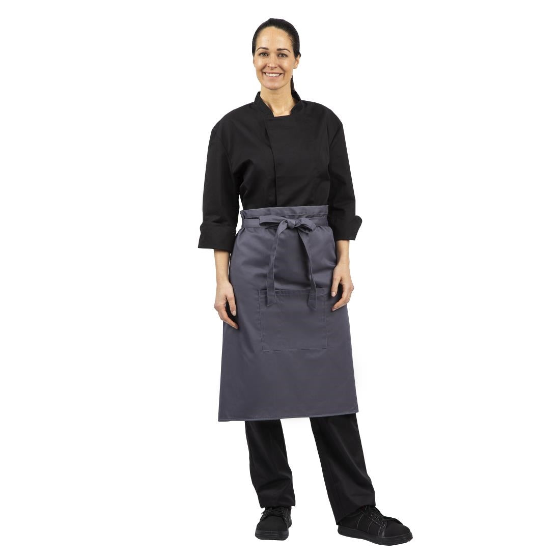 Tablier serveur Whites gris anthracite — B158