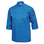 Veste de cuisine mixte Chef Works bleue L — B178-L