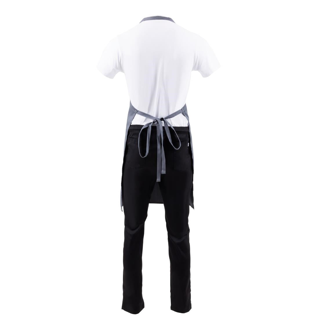 Tablier bavette Chef Works gris — B192