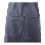 Tablier bavette Chef Works gris — B192
