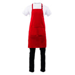 Tablier bavette Chef Works rouge — B196
