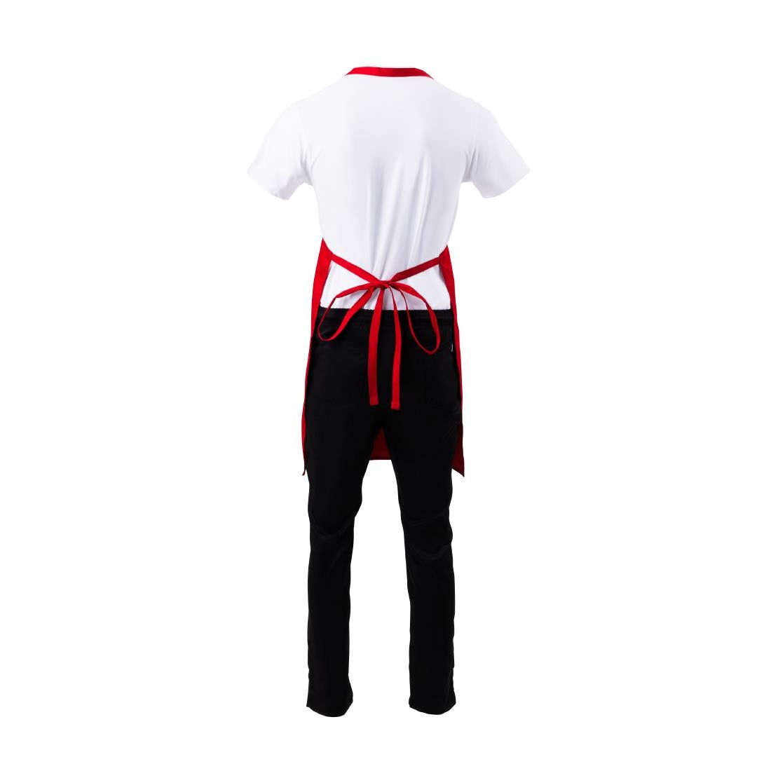 Tablier bavette Chef Works rouge — B196