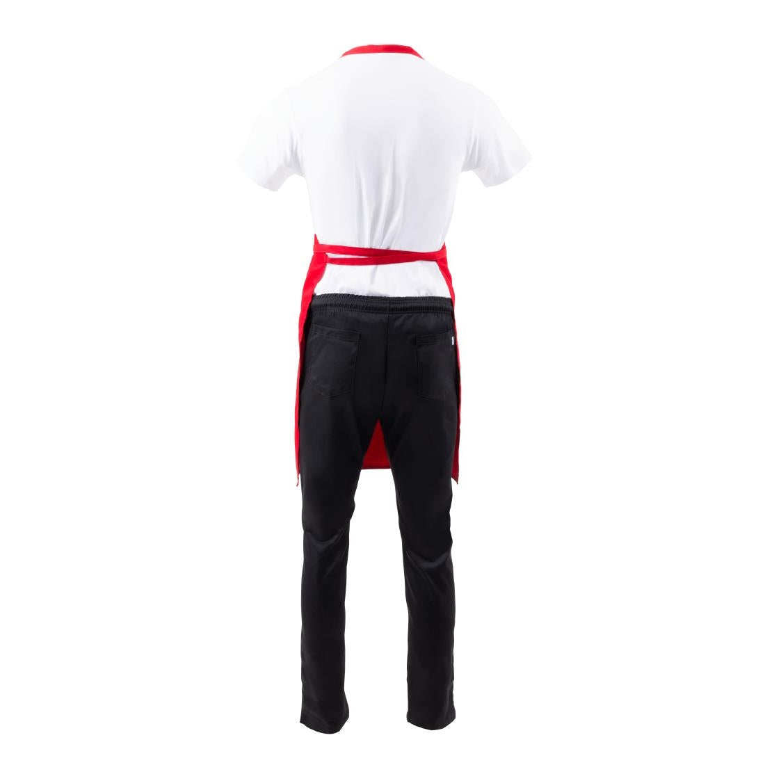 Tablier bavette Chef Works rouge — B196