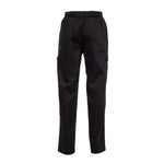 Pantalon de cuisine mixte Chef Works Slim Fit Cargo noir L — B222-L
