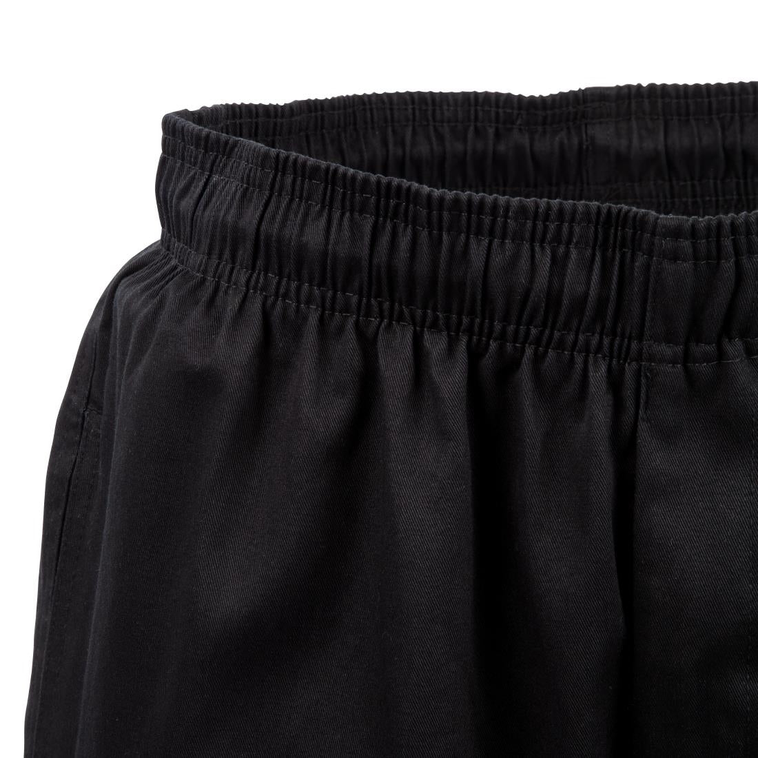 Pantalon de cuisine mixte Chef Works Slim Fit Cargo noir L — B222-L
