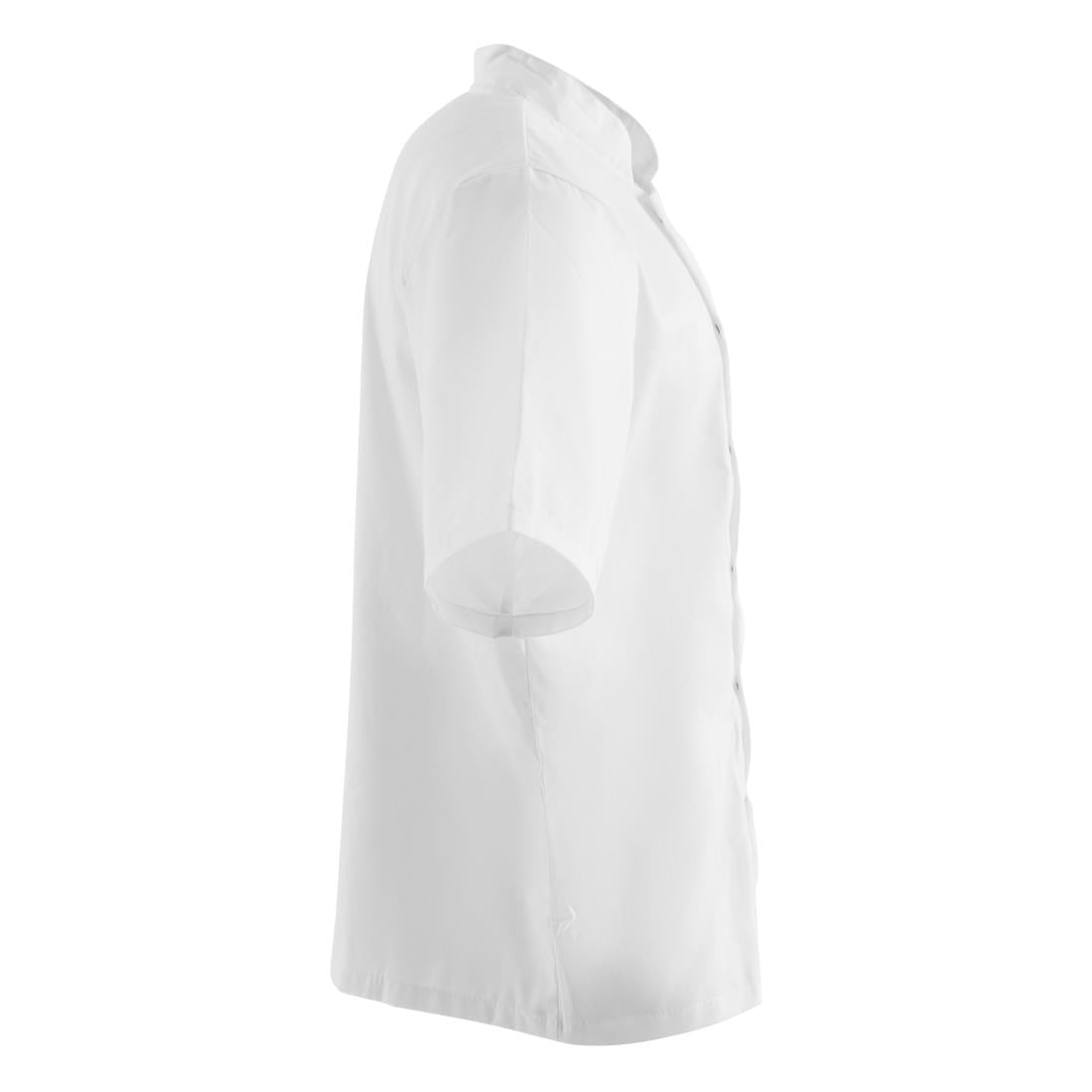 Vestes de cuisine manches courtes Whites Boston blanches S (lot de 5) — SA821