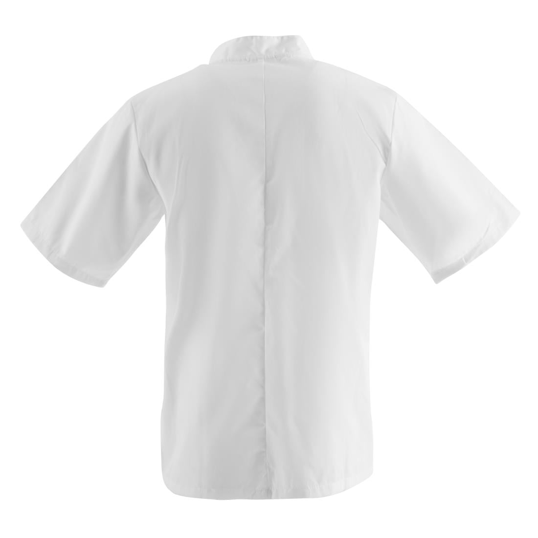 Vestes de cuisine manches courtes Whites Boston blanches S (lot de 5) — SA821