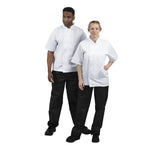 Veste de cuisine Whites Boston manches courtes blanche L — B250-L