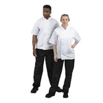 Veste de cuisine Whites Boston manches courtes blanche XL — B250-XL