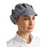 Charlotte à visière Whites carreaux bleus et blancs — B257