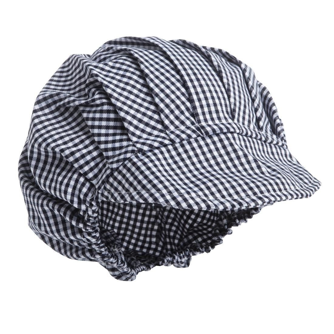 Charlotte à visière Whites carreaux bleus et blancs — B257