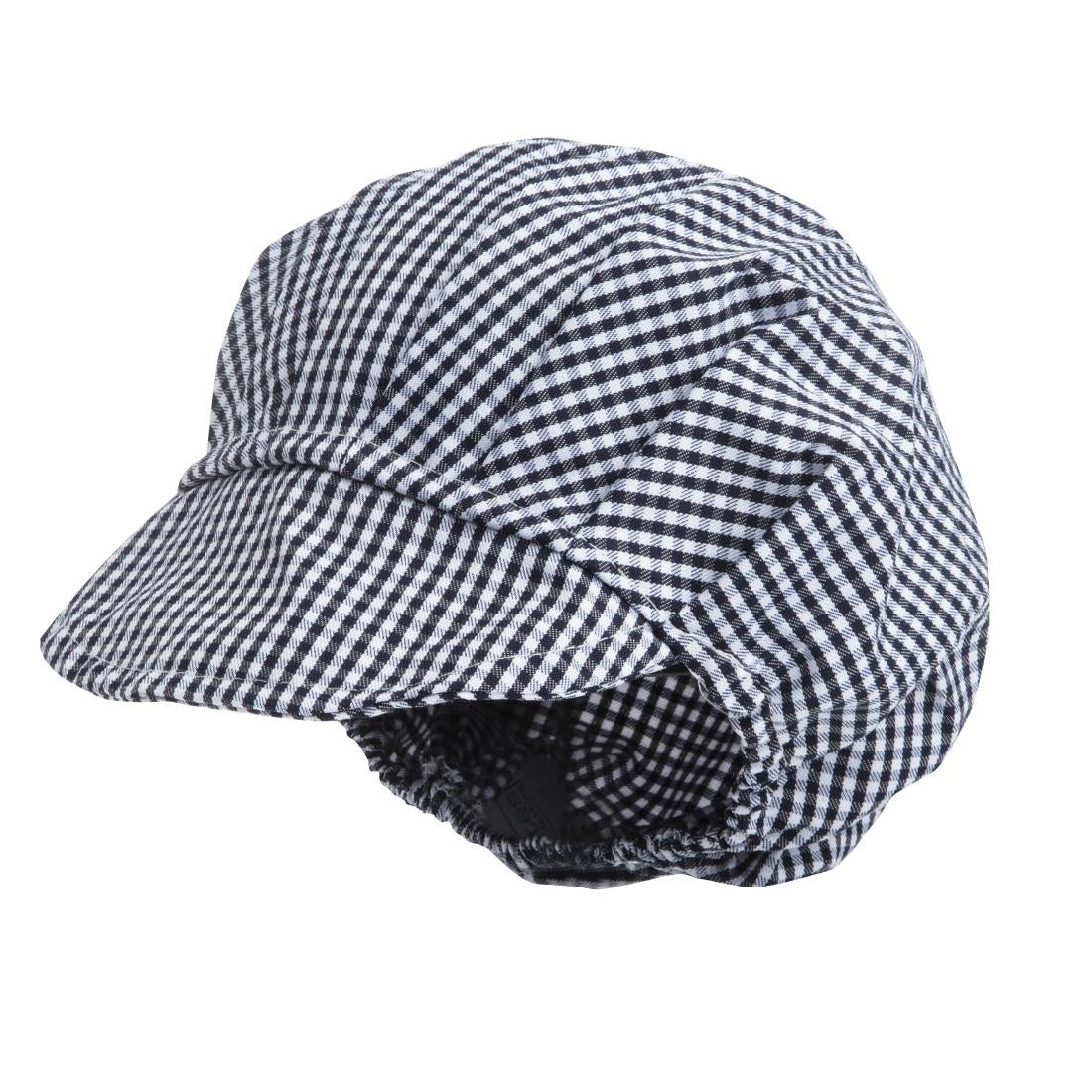 Charlotte à visière Whites carreaux bleus et blancs — B257