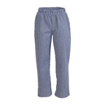 Pantalon de cuisine mixte Whites Vegas petits carreaux bleu et blanc XS — B311-XS