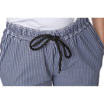 Pantalon de cuisine mixte Whites Vegas petits carreaux bleu et blanc XL — B311-XL