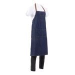Tablier bavette Chef Works Urban Memphis bleu — B341