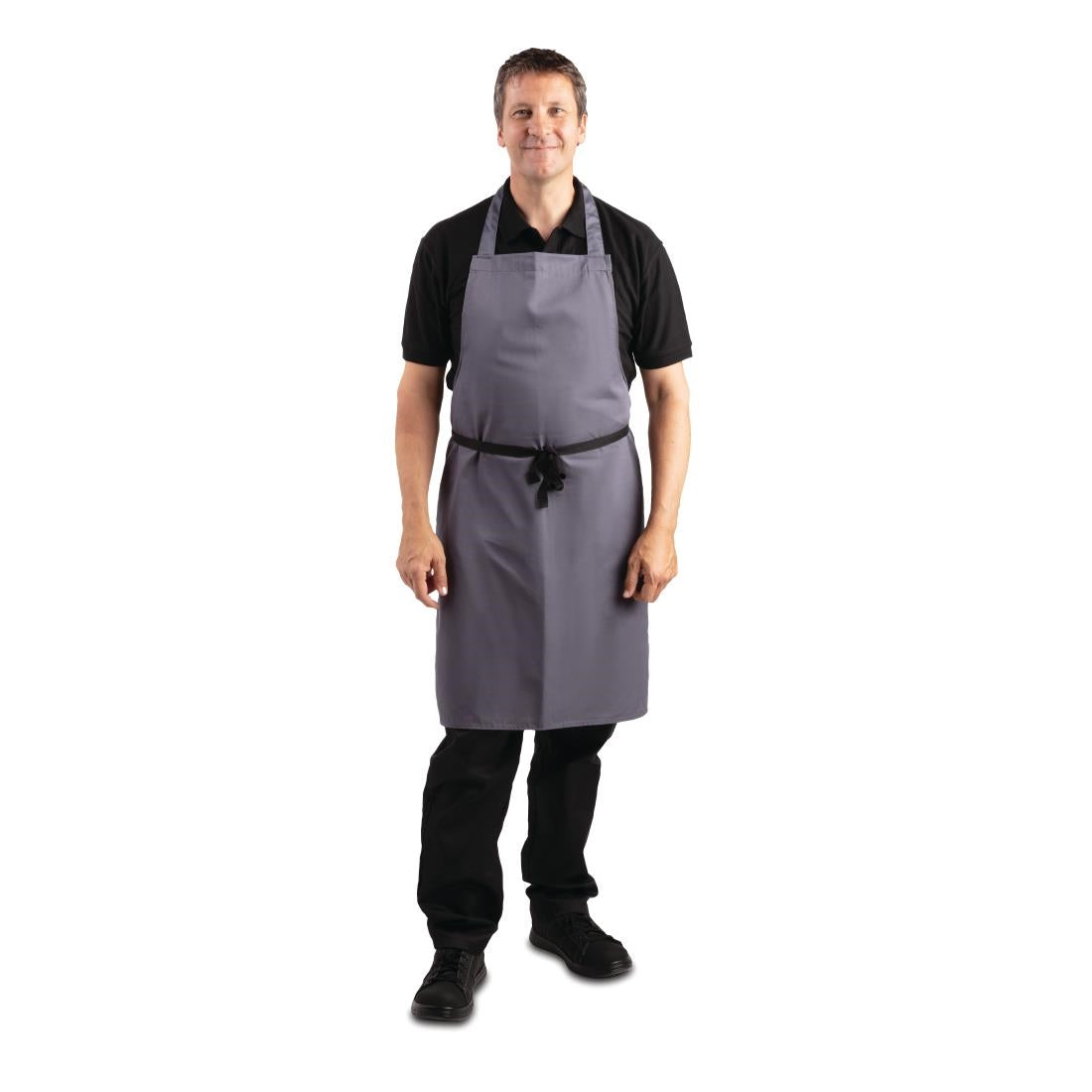 Tablier bavette Whites anthracite — B426