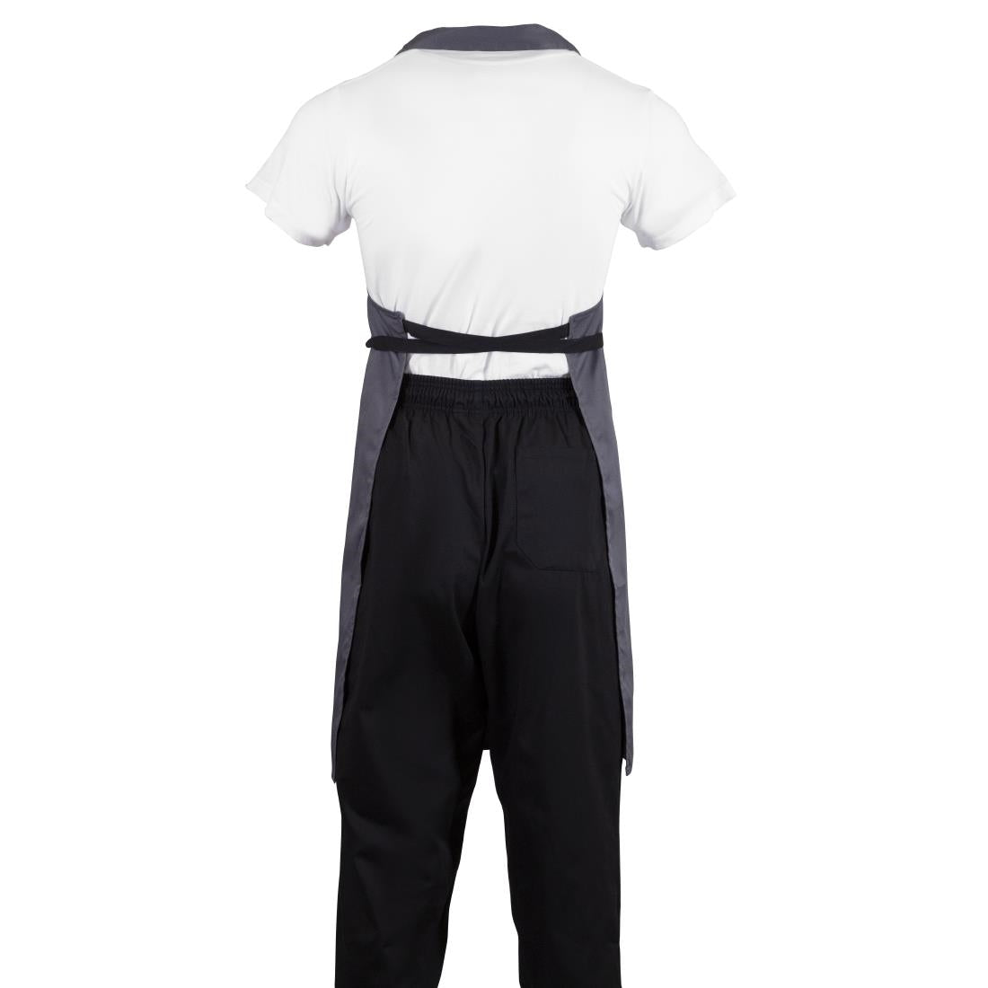 Tablier bavette Whites anthracite — B426