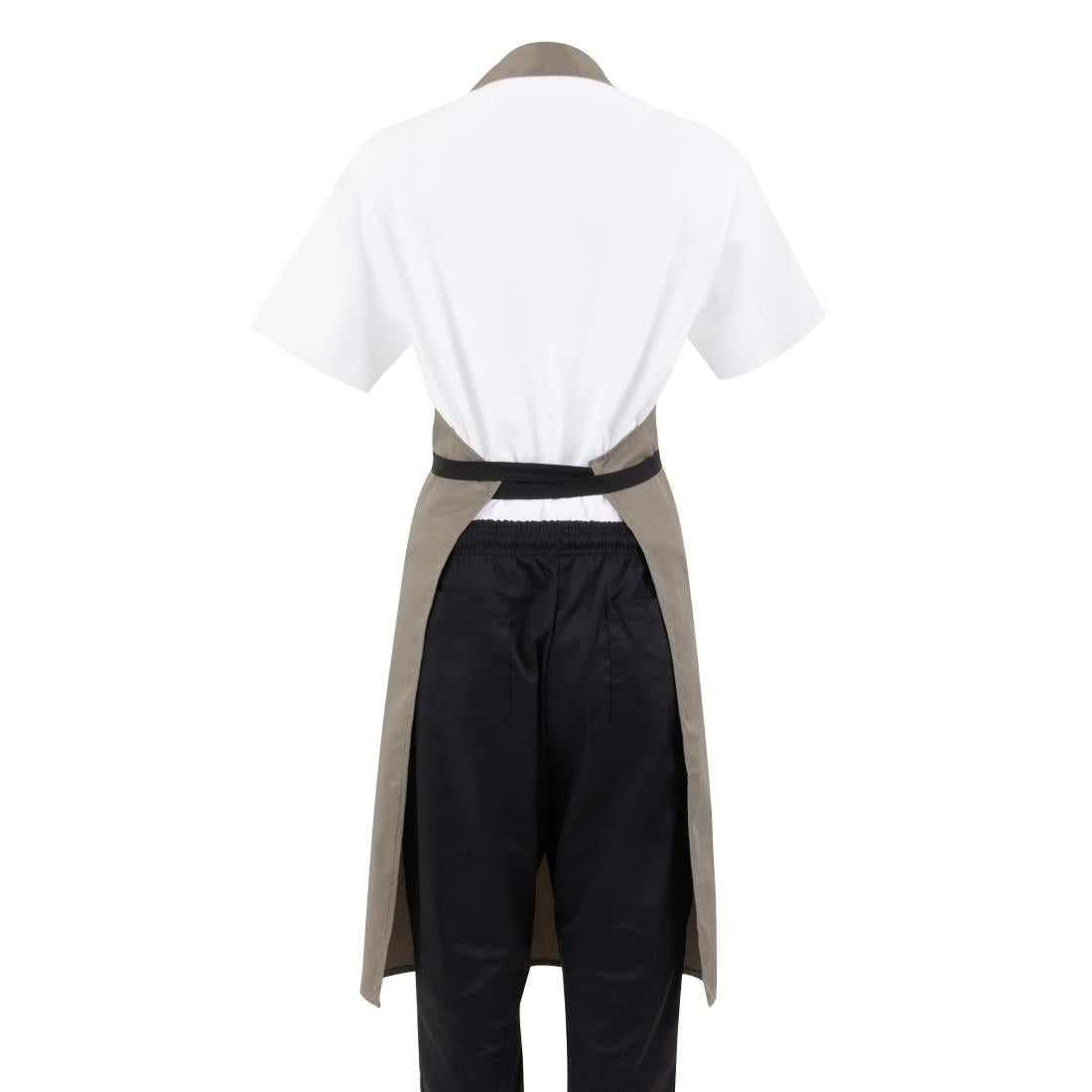 Tablier bavette Whites  olive — B427