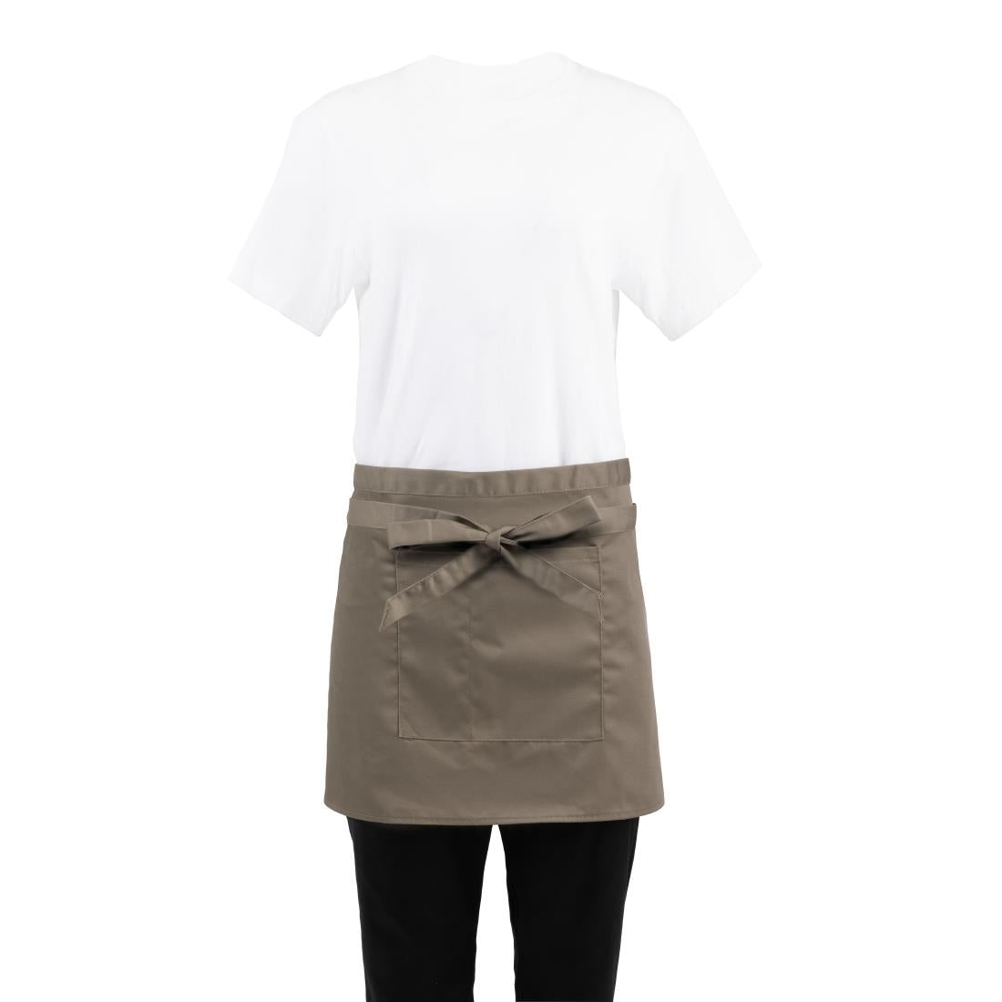 Tablier court Whites Bistro vert olive — B431