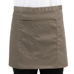 Tablier court Whites Bistro vert olive — B431