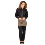 Tablier serveur court Whites marron clair — B432