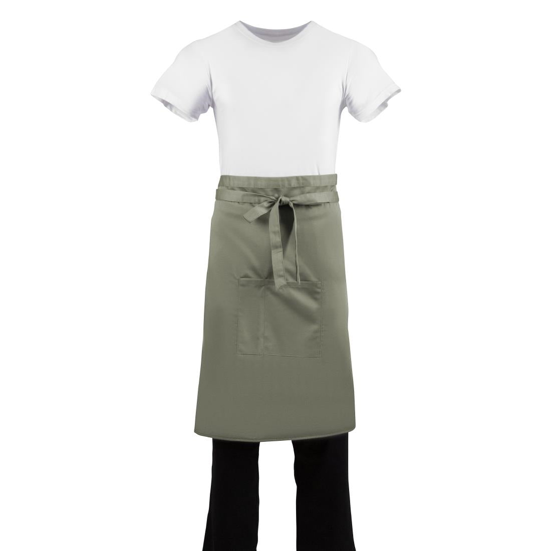 Tablier serveur Whites olive — B434