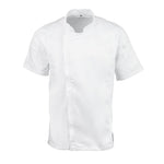 Veste de cuisine mixte Cool Vent Chef Works Urban Springfield blanche S — B471-S