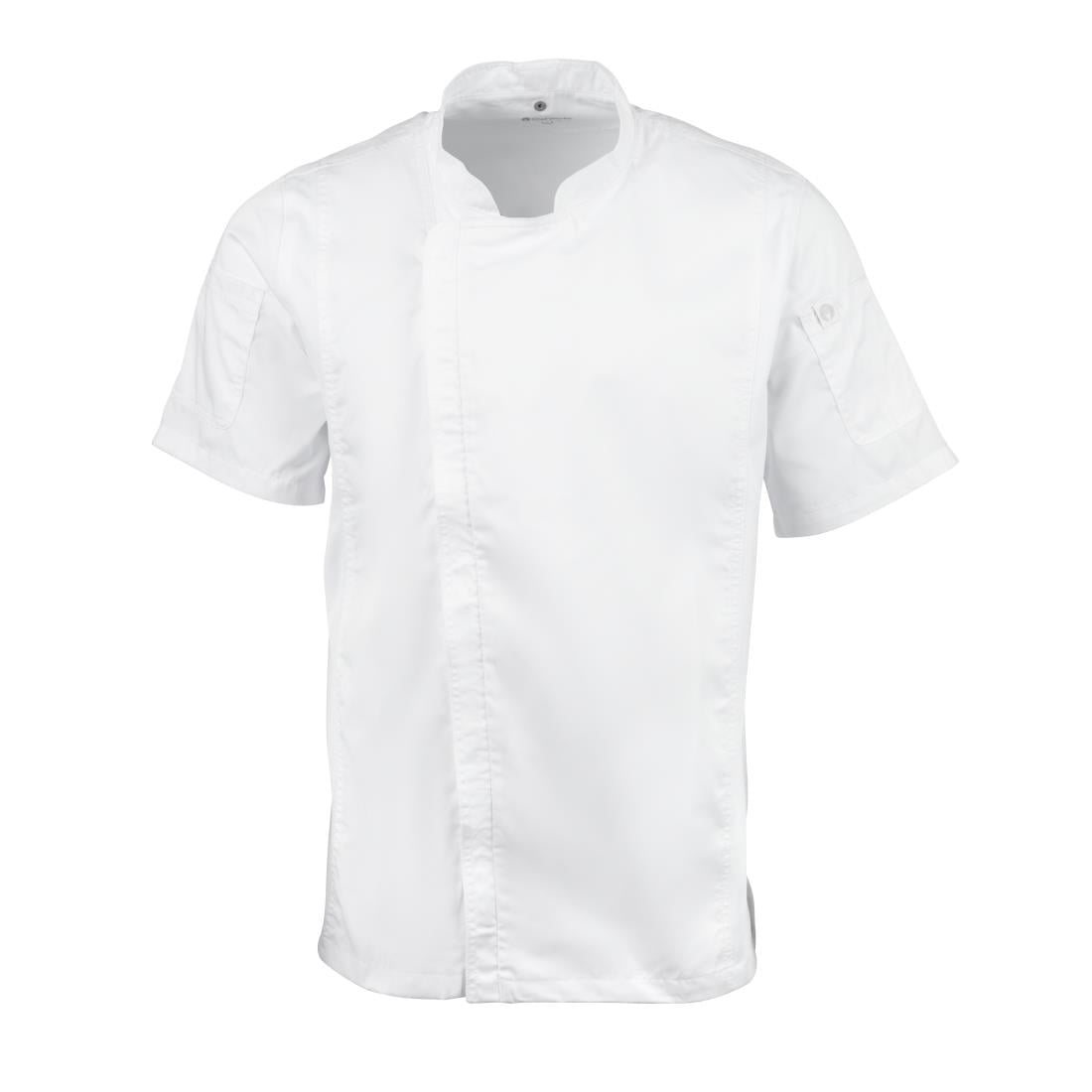 Veste de cuisine mixte Cool Vent Chef Works Urban Springfield blanche S — B471-S