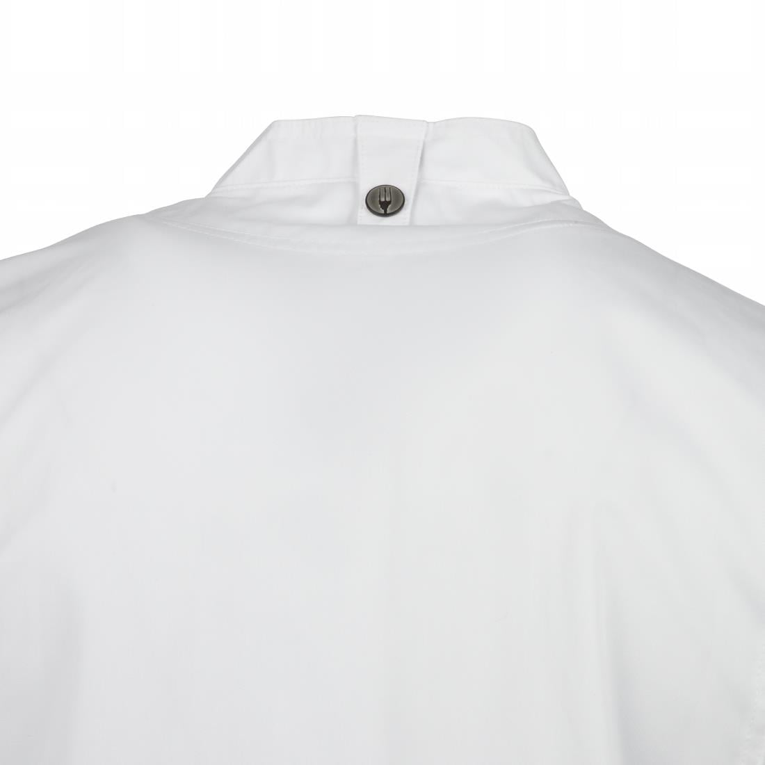 Veste de cuisine mixte Cool Vent Chef Works Urban Springfield blanche S — B471-S