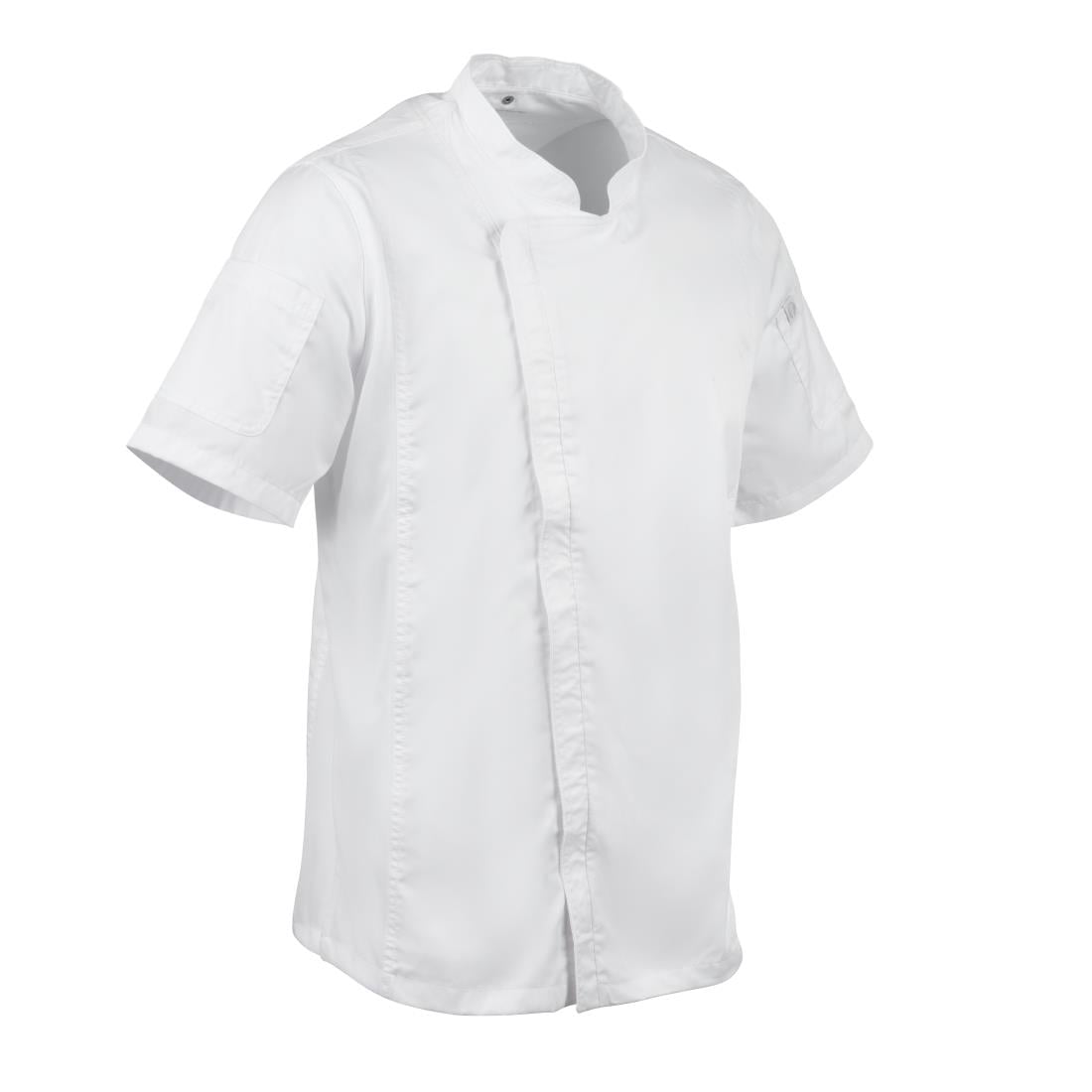 Veste de cuisine mixte Cool Vent Chef Works Urban Springfield blanche S — B471-S