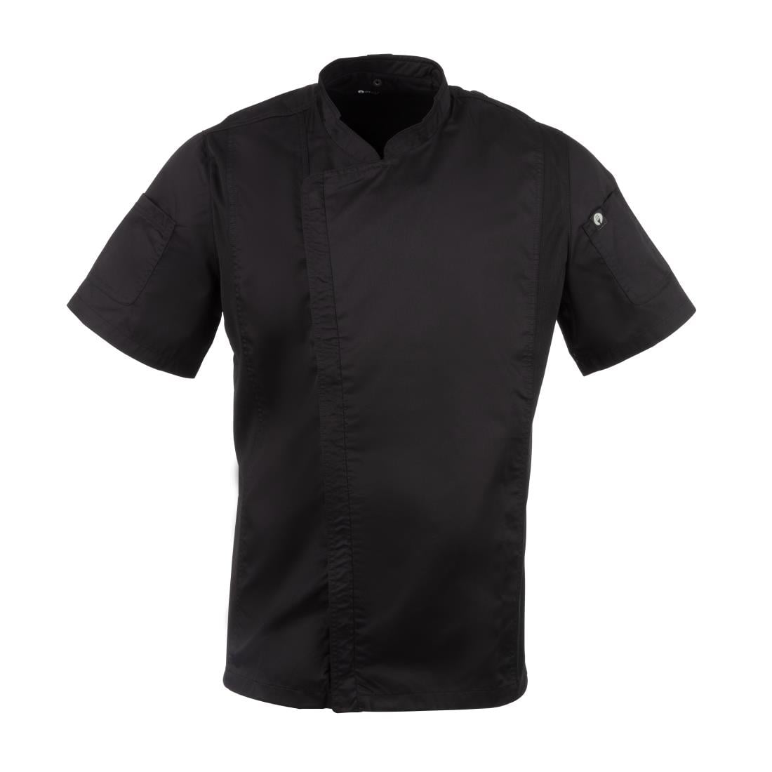 Veste de cuisine mixte Cool Vent Chef Works Urban Springfield noire S — B472-S