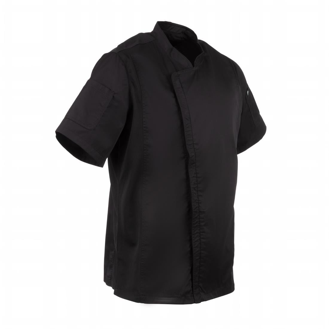 Veste de cuisine mixte Cool Vent Chef Works Urban Springfield noire S — B472-S