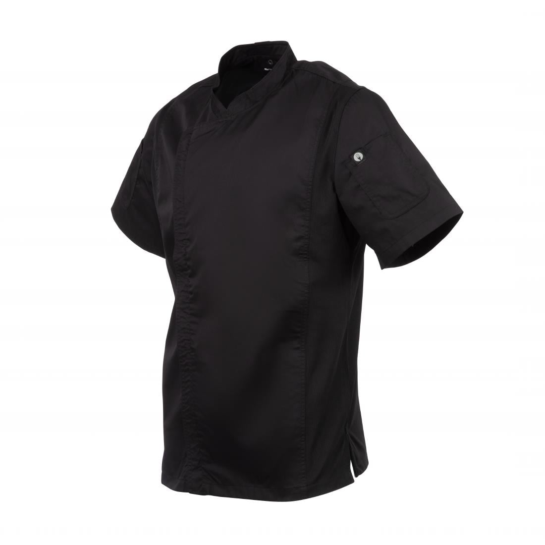 Veste de cuisine mixte Cool Vent Chef Works Urban Springfield noire S — B472-S