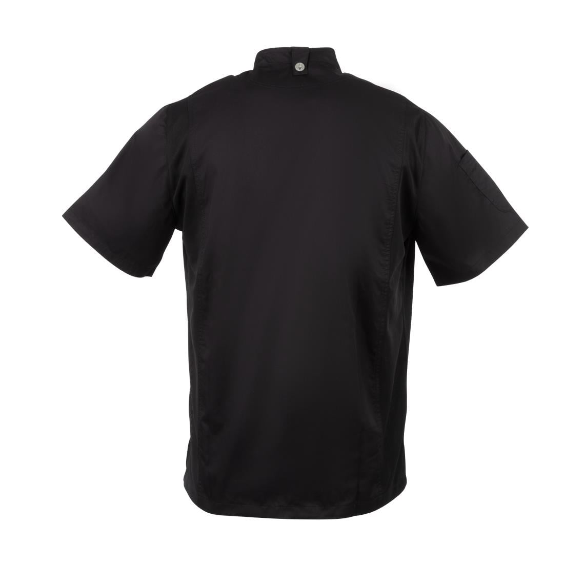 Veste de cuisine mixte Cool Vent Chef Works Urban Springfield noire L — B472-L